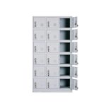 Метален шкаф за съхранение с 18 врати  ZQ 26-43 - Image 2