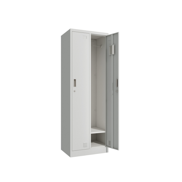 Двоен метален гардероб FUR-2TK (185 x 60 x 45 см)